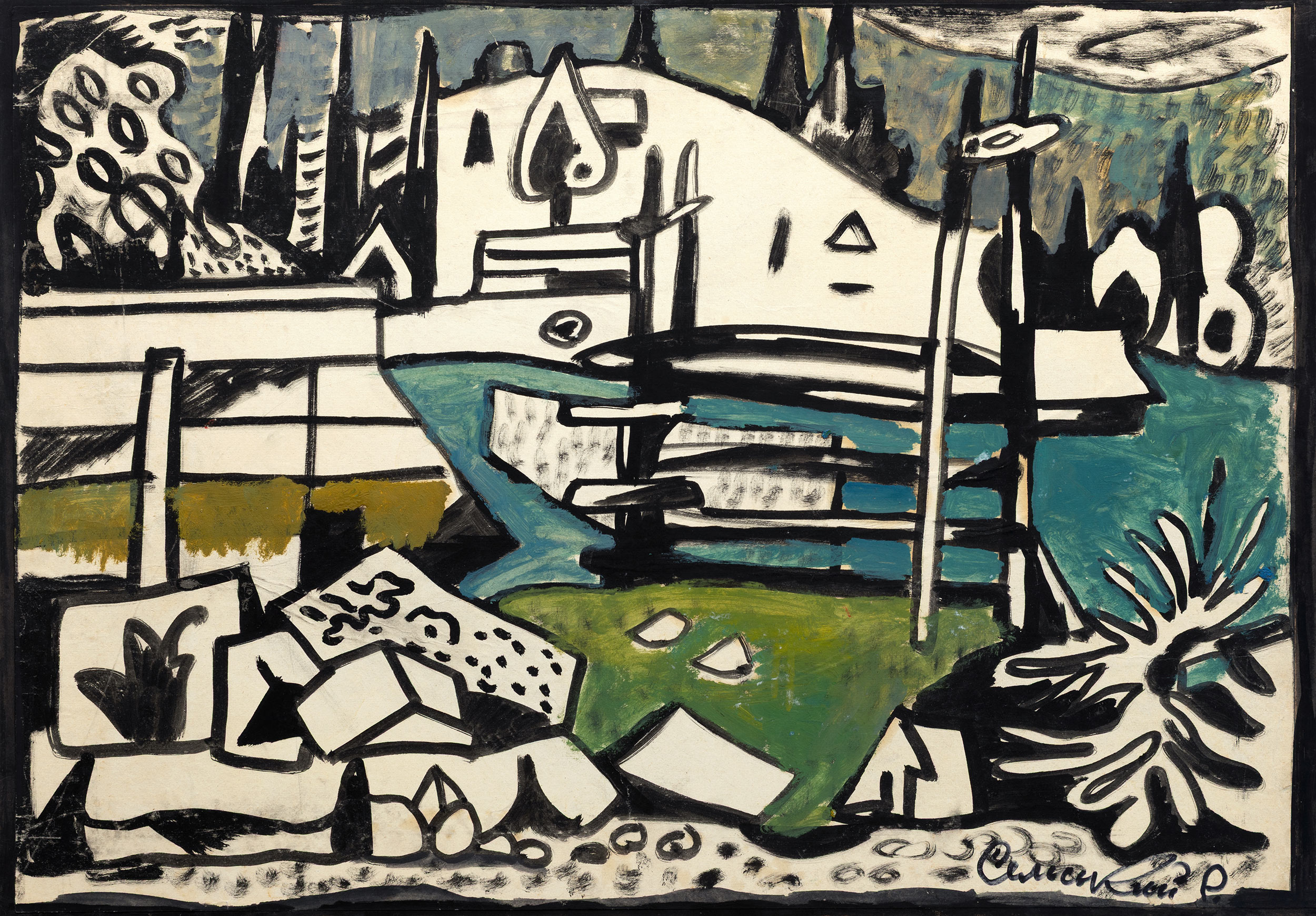  — "Graphic Landscape", 1960s