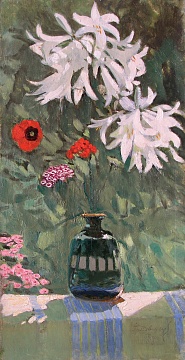 "Flowers on the windowsill", 1967