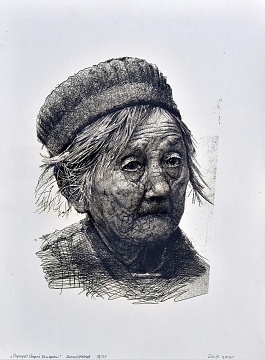 "Portrait of an old woman", 2013