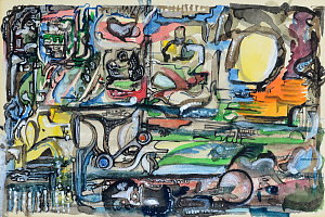 Эскиз к панно, 1970-е