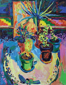 "Still life on a round table", 2007