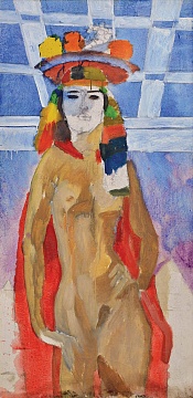 "Nude in Hat", 1990th