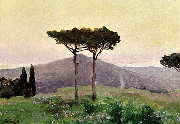 "Italian Landscape", 1930s