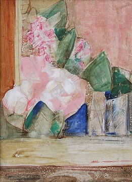 "Flowers on the windowsill", 1980s