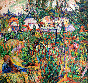  — "In the village, Canada", 1930s