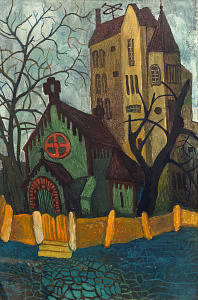 "Landscape with a Church", 1960