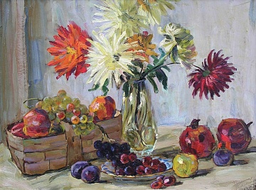 "Flowers and fruits", 1980