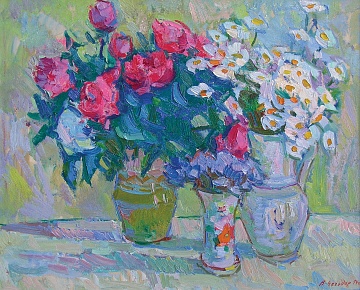 "Still life with daisies", 1974