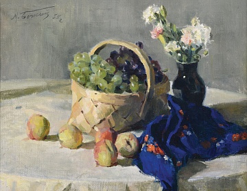 "Still life with grapes", 1955
