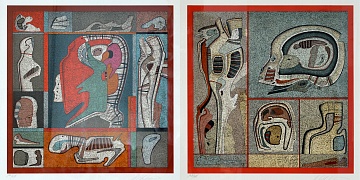 Diptych "The philosophy of the Sea", 1978