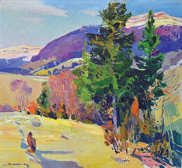 "Sunny day in the mountains", 1970