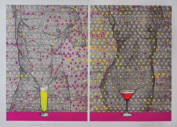 Diptych "Limonchello and Red Label", 2011