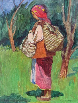 "Hutsulochka with Besags", 1948