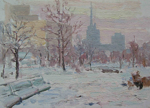  — "Park in winter", 1960s