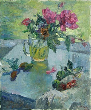 "Flowers in a glass", 1969