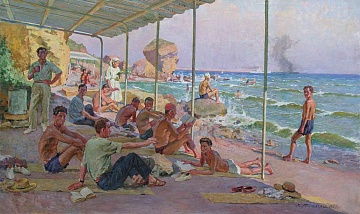 «Диспут о литературе. Пляж», 1964 г.