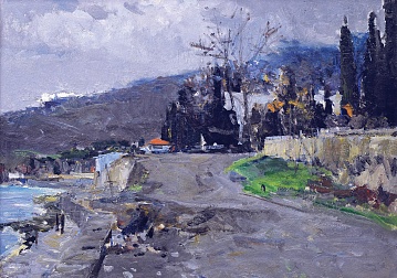 "In Gurzuf", 1953