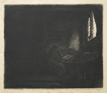 "Saint Jerome in a dark room", 1642