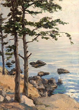 "Pines over the sea", 1958