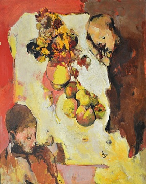 "Children at the table", 1963