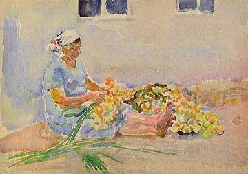 "Knitting onion", 1970s