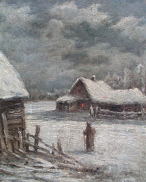 "Winter Night", late 19th century