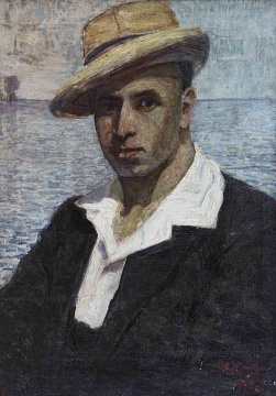 «Портрет мужчины в шляпе», 1918