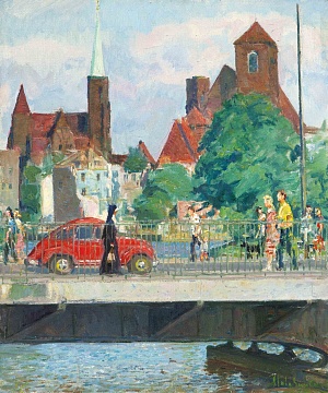 “Wroclaw. View of the churches", 1977