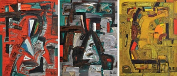 Triptych "Dice", 1994