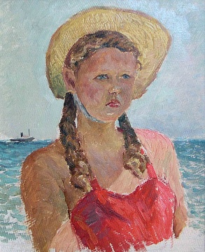 "Portrait of a girl", 1952