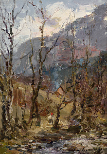  — "Early Spring in the Carpathians", 1953