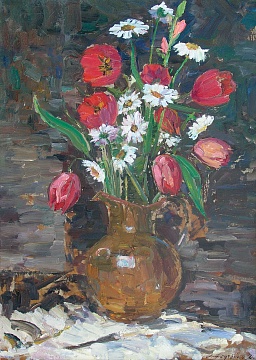 "Tulips and daisies", 1990