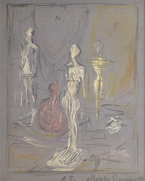 Illustration to Derriere Le Miroir, No. 65, 1954