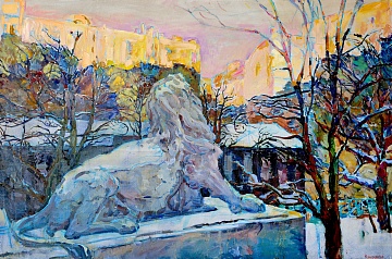 "Landscape with a lion near the National Museum", 2006