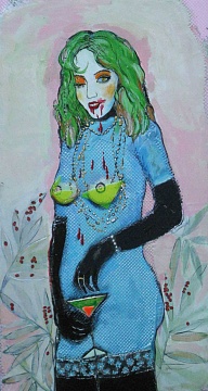 Bloody Mary 2, 2010, from the “Tile Madonnas” series
