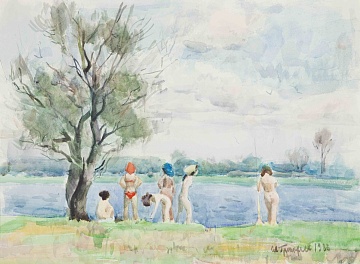 "Girls on the River Bank", 1985