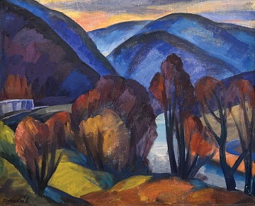 "Mountain Landscape", 1980s