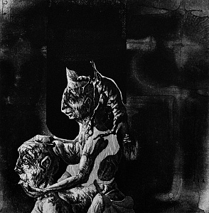 "Portrait of IX, X, or Mater saeva cupidinum", 1987