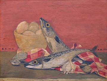 "Still life with fish", 1931
