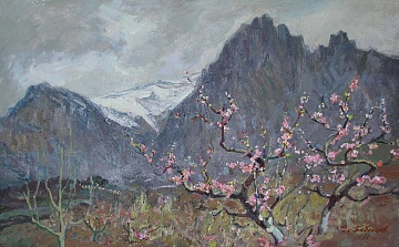 "Early spring. Peaches are blooming", 1979