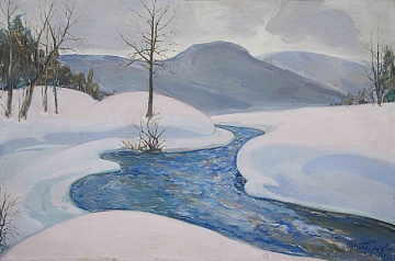 "River in Winter", 1971