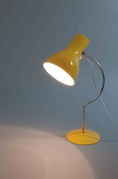 Yellow desk lamp, USSR, 1970s