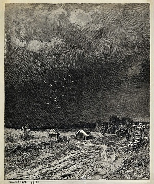 "Before the Thunderstorm", 1873
