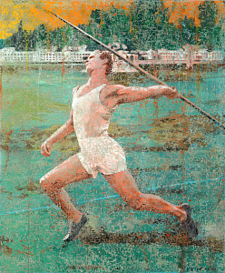  — "Javelin thrower" from the "Cytokhzronismy" series, 2002