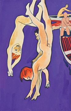 Sketch to work "Boys", 1960s