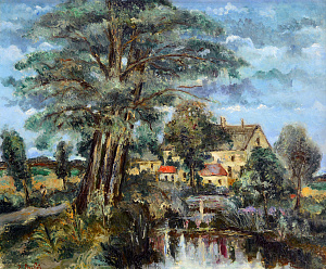  — "Country landscape", 1930s