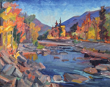 "Autumn. Aesop River", 1956