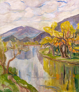 "Landscape", turn of the 1930s-1940s