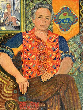 "Portrait of V. Zhdanov in the style of pop art", 1984