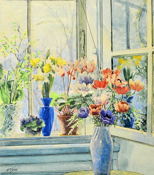 "Flowers in the sun", 1920th
